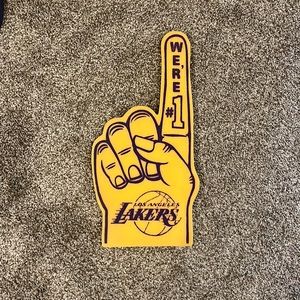 Los Angeles Lakers foam finger